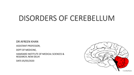 Disorders of Cerebellum