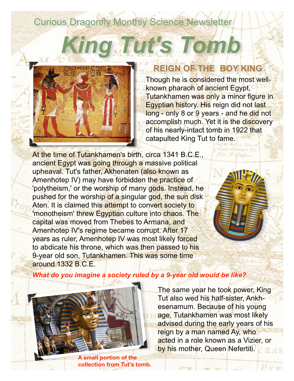 King Tut's Tomb REIGN Of The BOY KING Though He Is Considered The Most ...