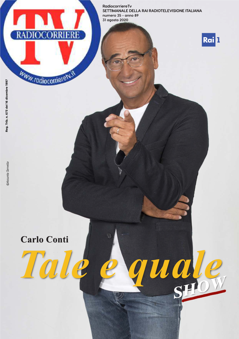 Carlo Conti Tale E Quale Show #Cibookiamo
