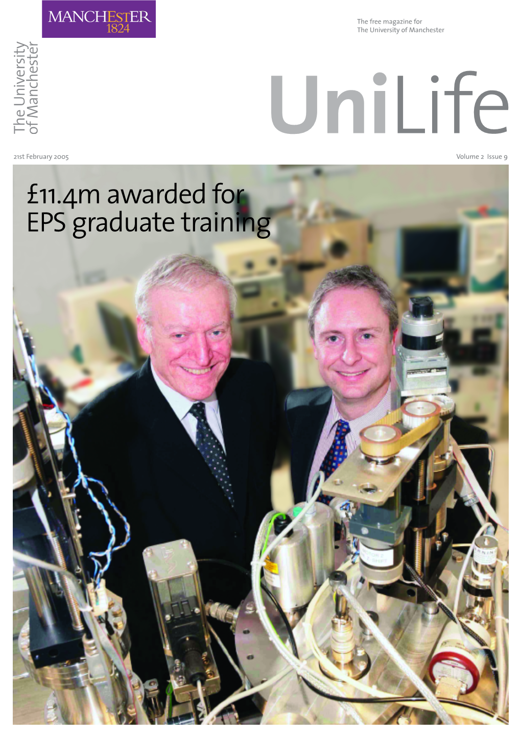 £11.4M Awarded for EPS Graduate Training 2 Unilife