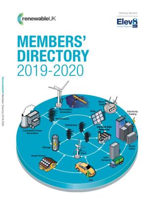 Members' Directory 2019-2020
