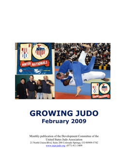 GROWING JUDO February 2009