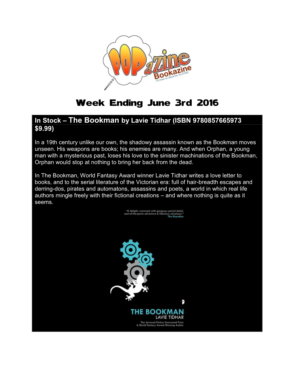 Popz News June 3 2016