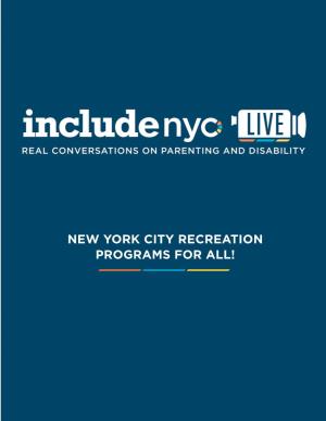 New York City Recreation Programs for All! Resources