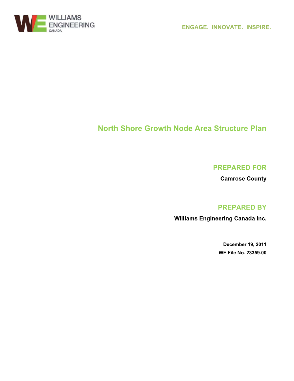 North Shore Growth Node Area Structure Plan