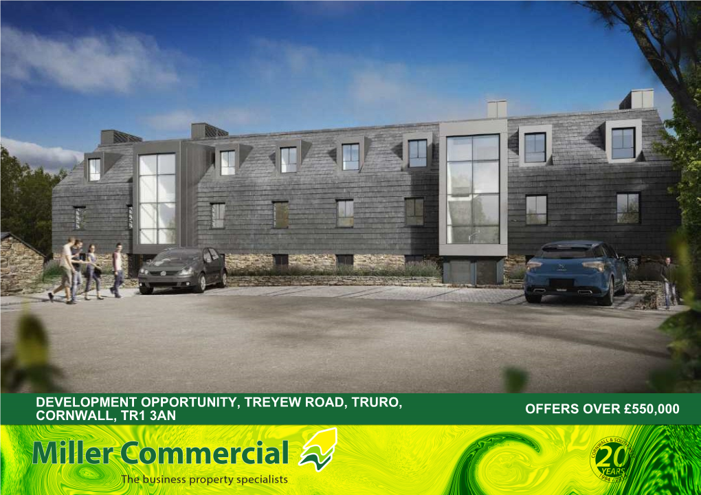 Development Opportunity, Treyew Road, Truro, Cornwall, Tr1 3An Offers Over £550,000 C40728