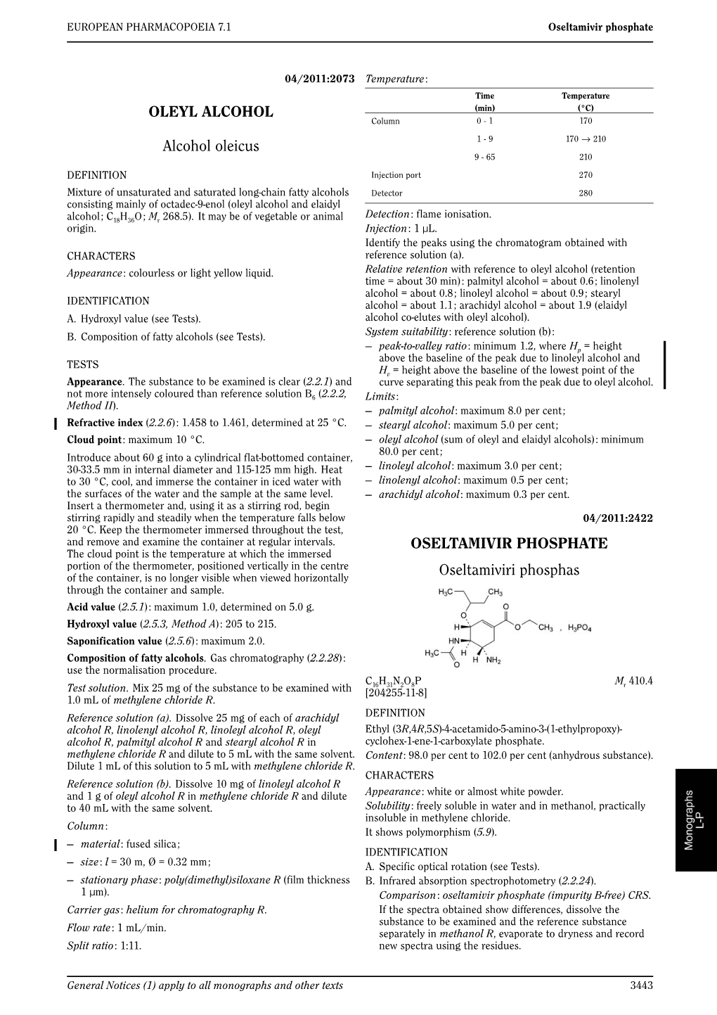 OLEYL ALCOHOL Alcohol Oleicus OSELTAMIVIR PHOSPHATE