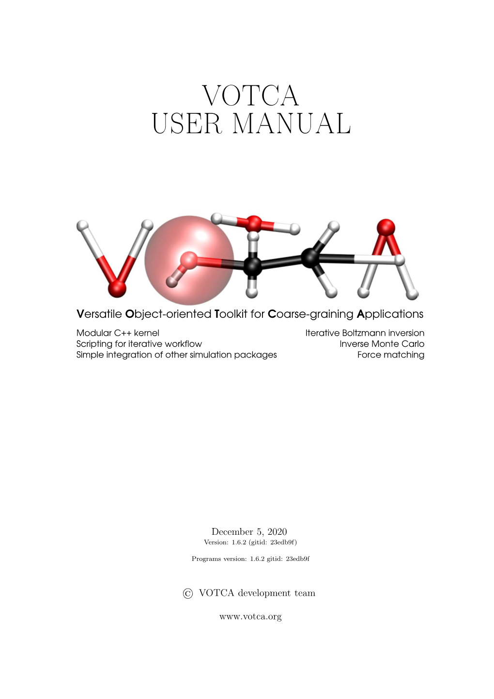 VOTCA Manual