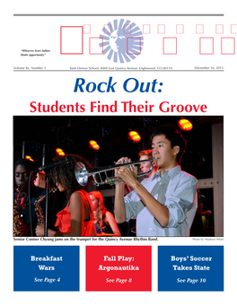 Rock Out: Students Find Their Groove