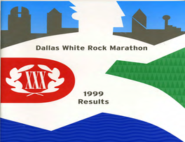 Dallas White Rock Marathon Results
