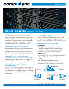 Storage Replication Compudyne Cloud Services