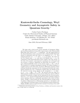 Kantowski-Sachs Cosmology, Weyl Geometry and Asymptotic Safety in Quantum Gravity ∗
