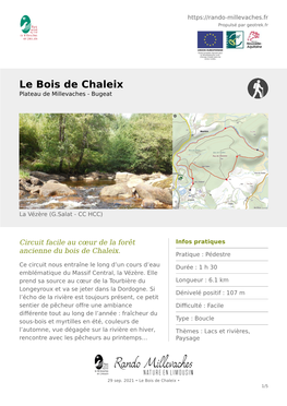 Le Bois De Chaleix Plateau De Millevaches - Bugeat
