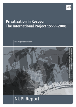Privatization in Kosovo: the International Project 1999–2008