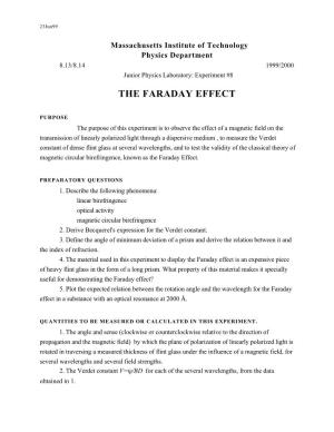 The Faraday Effect