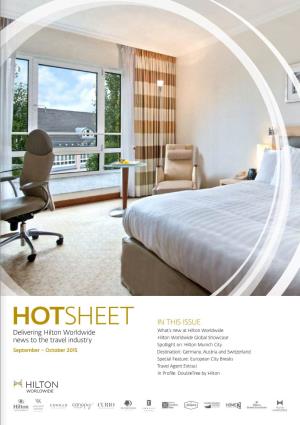 Hotsheet in This Issue