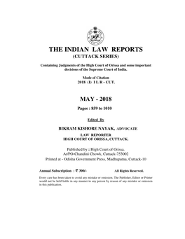 The Indian Law Reports