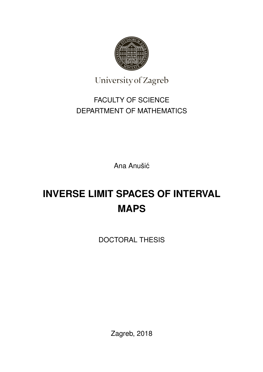 Inverse Limit Spaces of Interval Maps