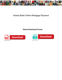Ameris Bank Online Mortgage Payment