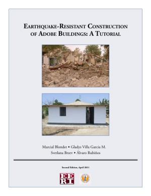 Earthquake-Resistant Construction of Adobe Buildings: a Tutorial