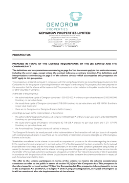 Gemgrow Properties Limited