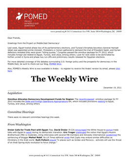 The Weekly Wire