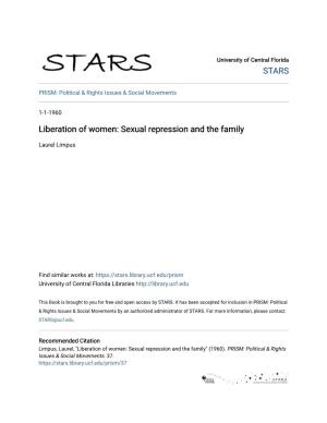 Liberation of Women: Sexual Repression and the Family