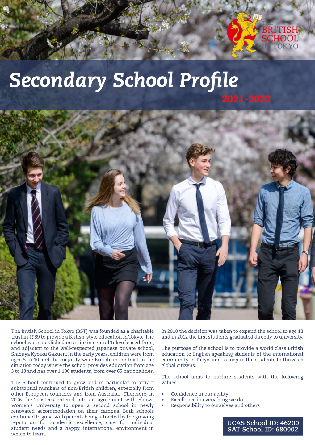 Secondary School Profile 2021-2022