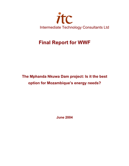 Final Report for WWF