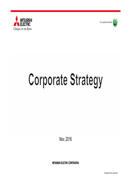 Corporate Strategy