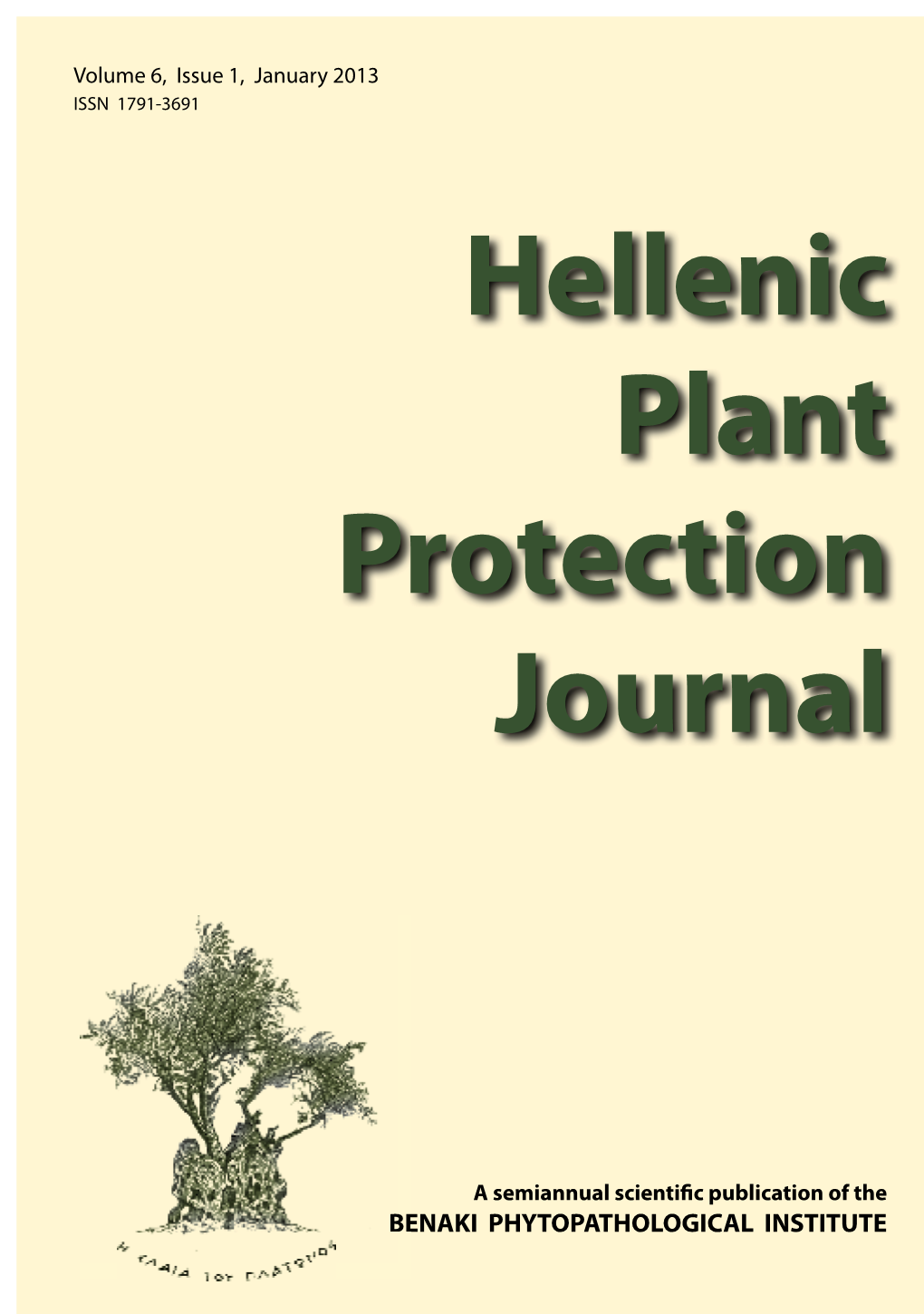 Hellenic Plant Protection Journal