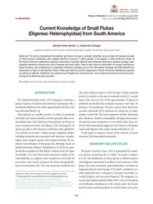 Digenea: Heterophyidae) from South America
