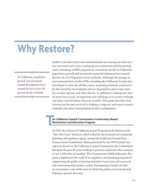 A Guide to Community-Based Habitat Restoration