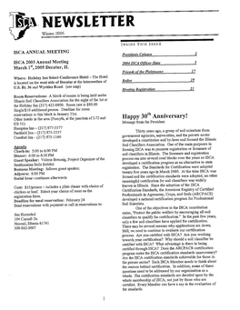 2005 Newsletters