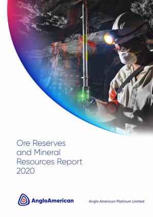 Ore Reserves and Mineral Resources Report 2020