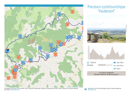 Parcours Cyclotouristique "Vaudevant" E Ourism T E Ermitag H E Dèch Ar