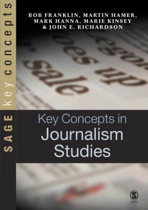 Journalism Studies Key Con Journalism 26/4/05 1:14 Pm Page Ii