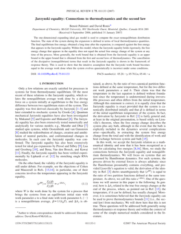 Jarzynski Equality: Connections to Thermodynamics and the Second Law
