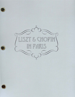 SCRIPT LISZT & CHOPIN in PARIS.Pdf