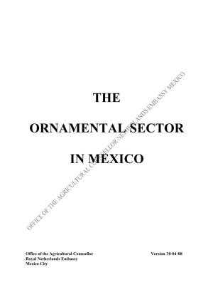 The Ornamental Sector in Mexico
