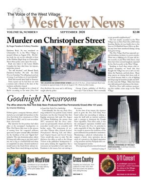 Westview News VOLUME 16, NUMBER 9 SEPTEMBER 2020 $2.00