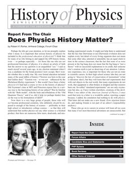 Does Physics History Matter? by Robert H