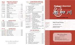 LUNCHEON SPECIAL 和炒麵纇 and CHOW MEIN Served Weekday Mon