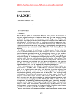Balochi (Jahani & Korn).Pdf