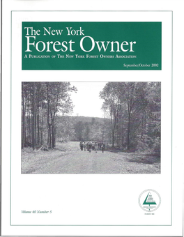 Forest Owner a PUBLICATION of the NEW YORK FOREST OWNERS ASSOCIATION