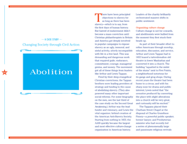 Abolitionists Were Bullied from a Case Study Christian Philanthropists in Britain the Moment They First Stuck Their and America Got Deeply Involved Heads Up