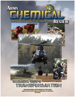 The New FP Role of the Chemical Corps 50 2009 Honorees of the U.S