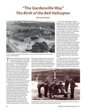 The Birth of the Bell Helicopter by Paul Fardink