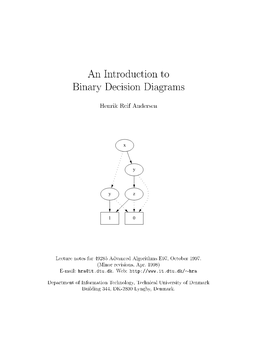 Binary Decision Diagrams