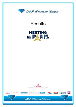 Paris 2018: Full Results (PDF)